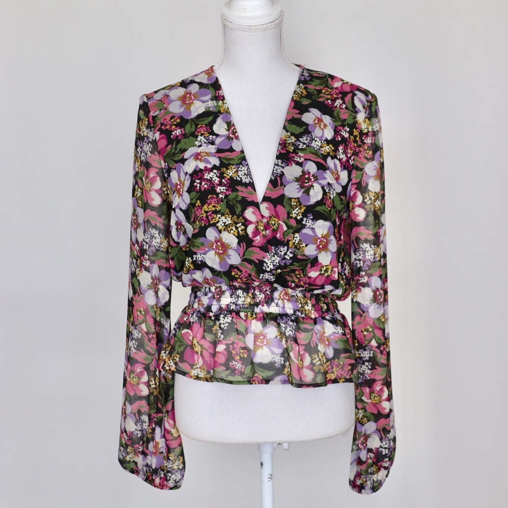 Beautiful floral blouse.